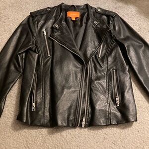 Women’s Lg faux leather jacket